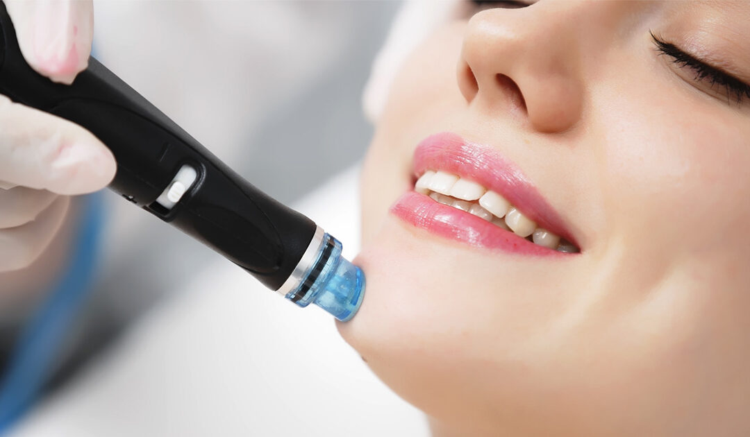 Hydrafacial and Tox treatment improving skin hydration and softening facial expression lines