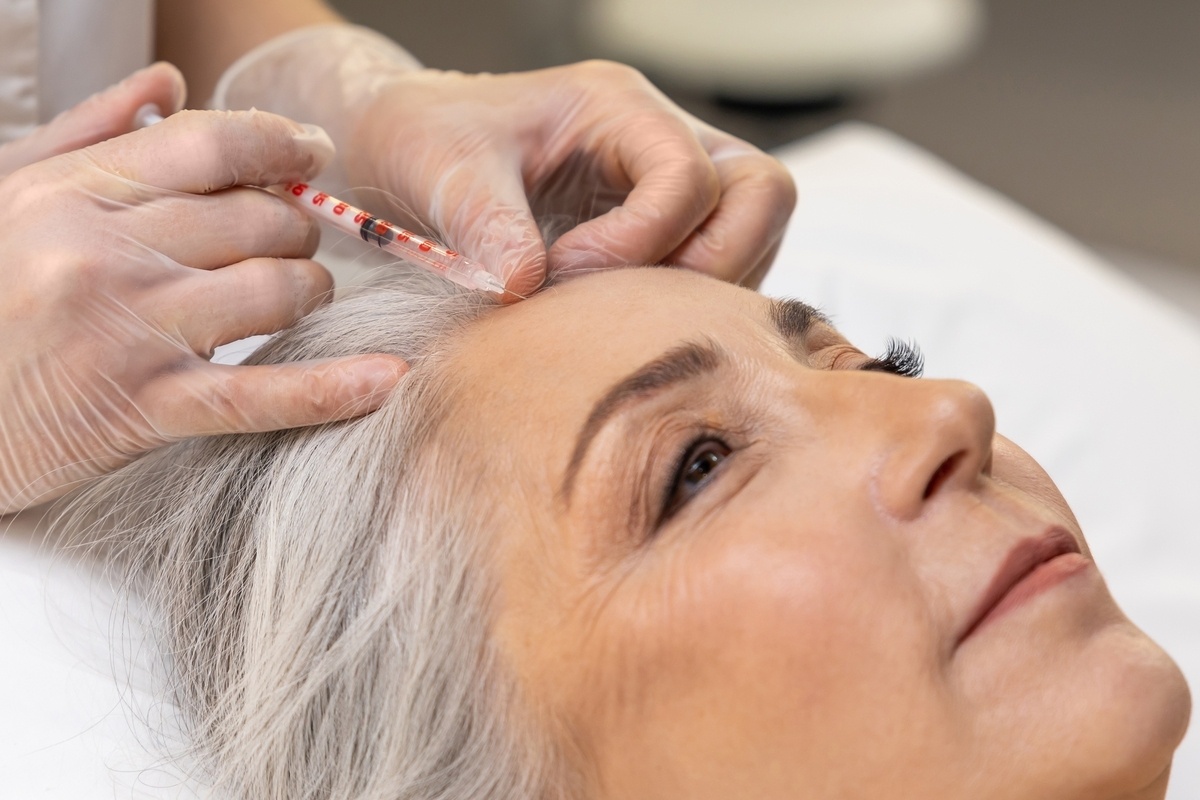 Woman receiving botox in Land O' Lakes FL at medical spa